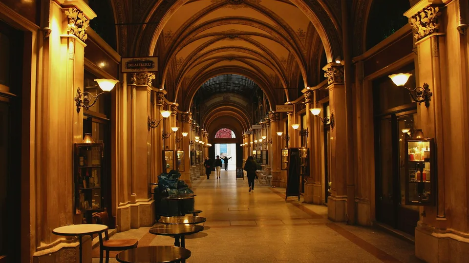 Wiener Passage als Bildmotiv für eine interaktive Formatstudie